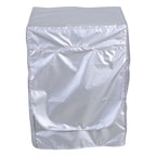 Silver Washing Machine Cover Waterproof Sunscreen Cover Front Load Washer Dryer Coat Protection