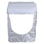 Silver Washing Machine Cover Waterproof Sunscreen Cover Front Load Washer Dryer Coat Protection