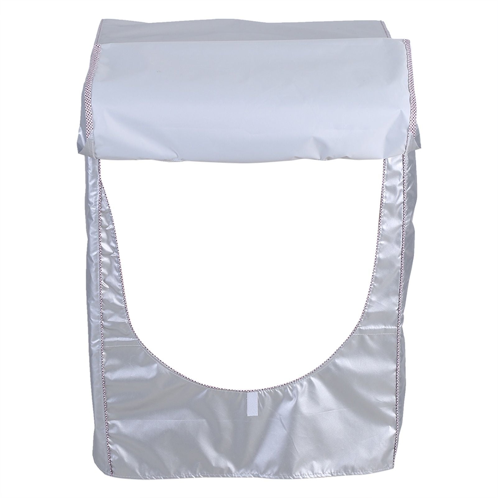 Silver Washing Machine Cover Waterproof Sunscreen Cover Front Load Washer Dryer Coat Protection