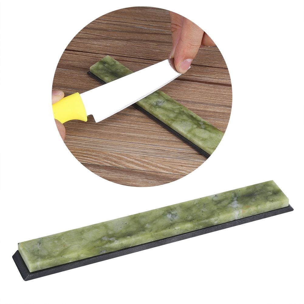 Natural Sharpening Stone Grindstone Sharpener Knife Polishing Grinding Tool Green 10000#