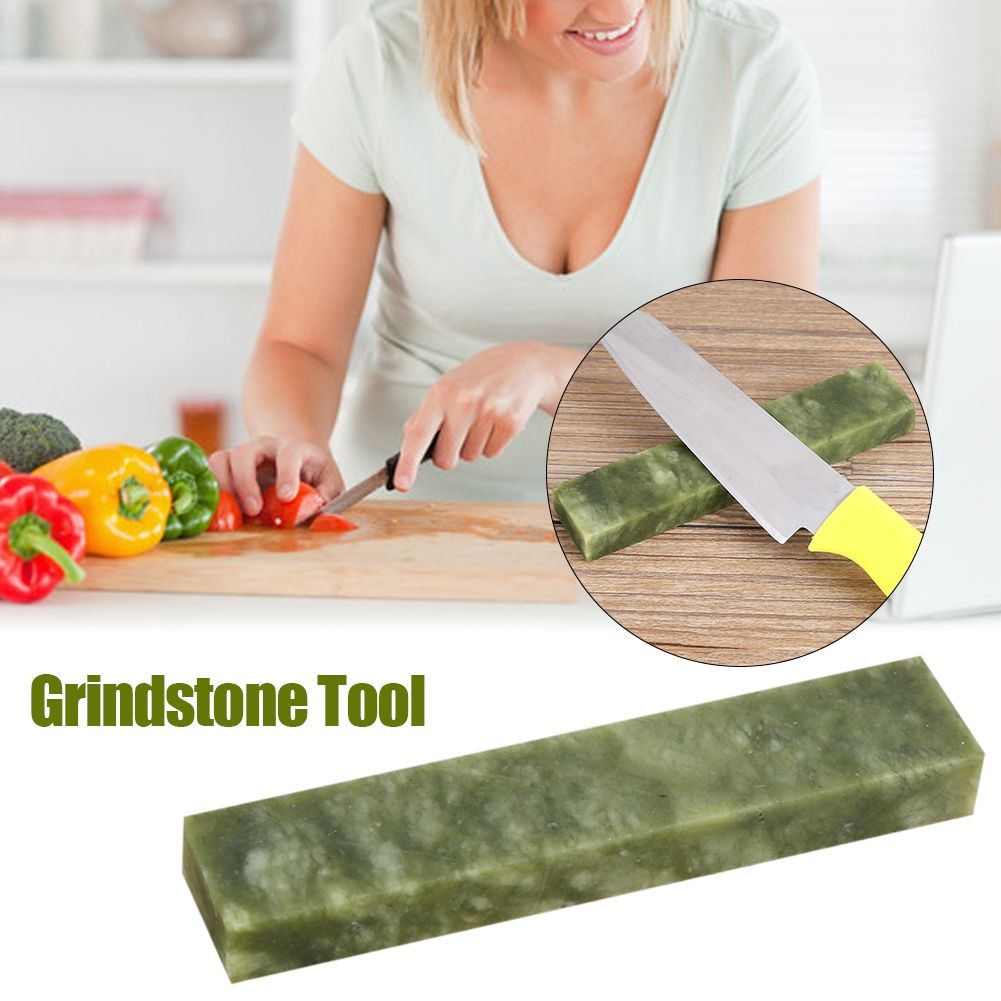 Natural Sharpening Stone Grindstone Sharpener Knife Polishing Grinding Tool Green 10000#