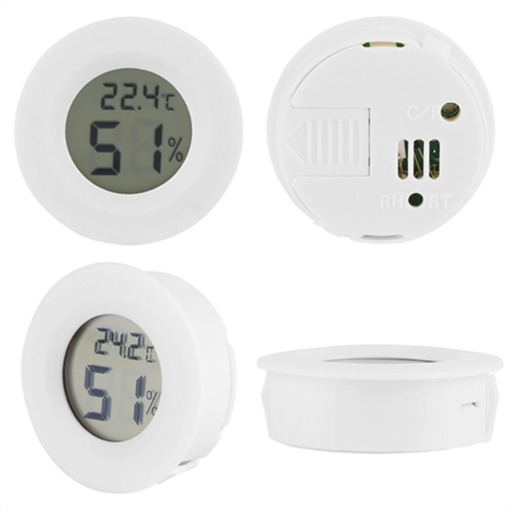 Digital LCD Temperature Humidity Meter Thermometer Hygrometer for Reptile Pet