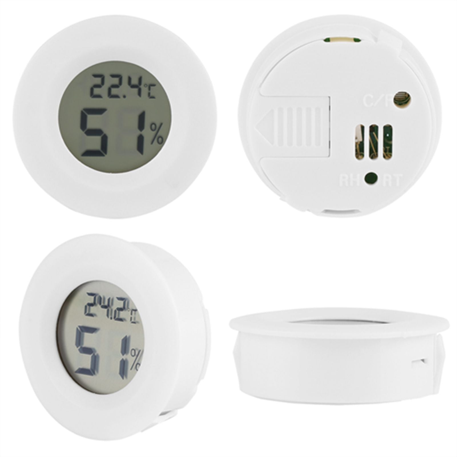 Digital LCD Temperature Humidity Meter Thermometer Hygrometer for Reptile Pet