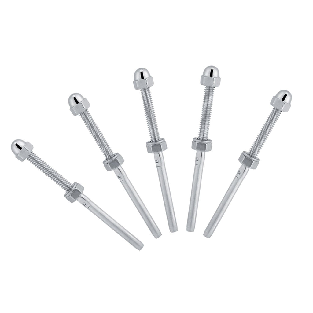 10pcs Stainless Steel Threaded Tensioner Stud Ends for 1/8" Cable Railing System