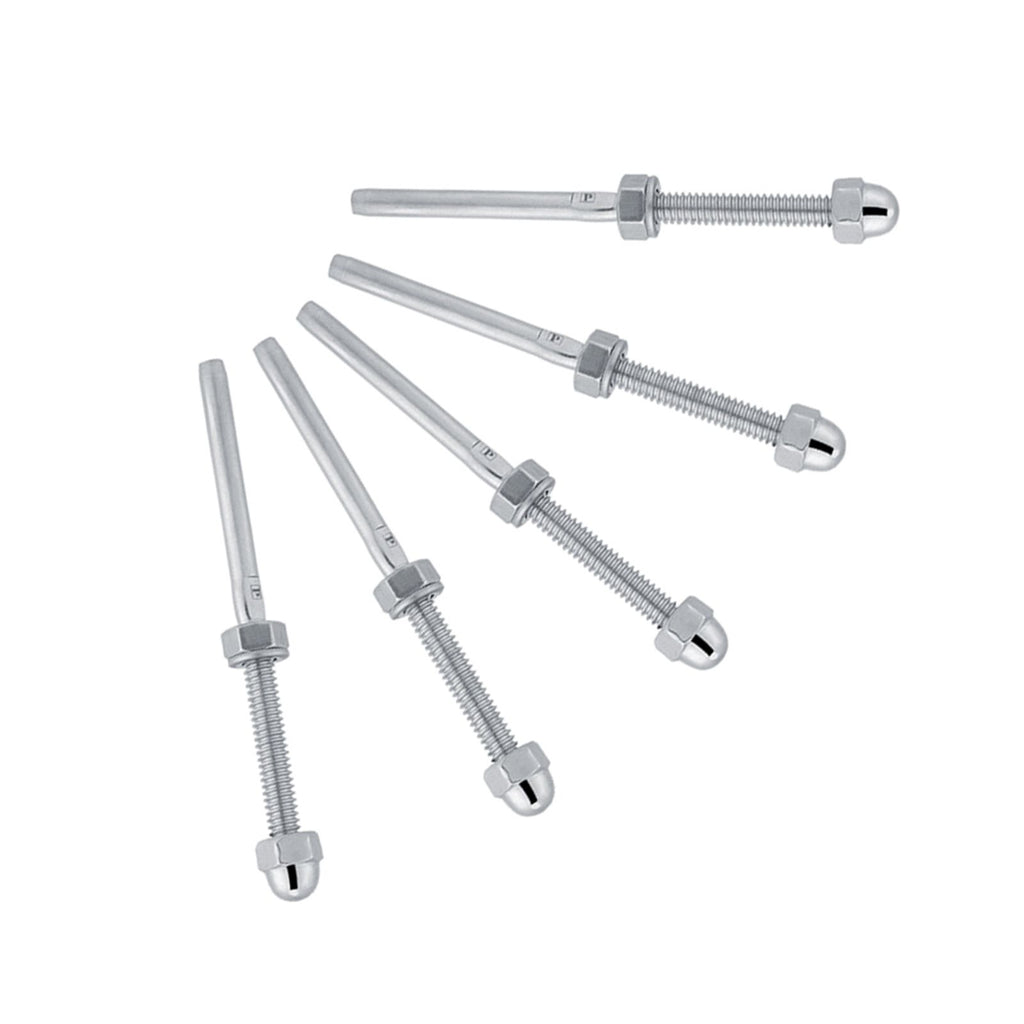 10pcs Stainless Steel Threaded Tensioner Stud Ends for 1/8" Cable Railing System
