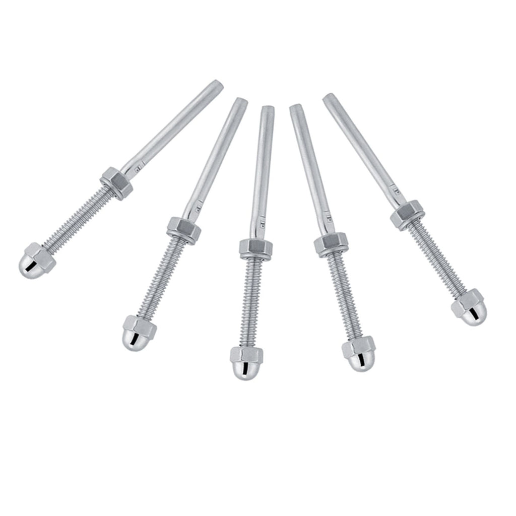 10pcs Stainless Steel Threaded Tensioner Stud Ends for 1/8" Cable Railing System