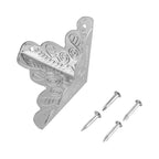 12pcs Wooden Box Jewelry Gift Case Corner Decorative Protectors Iron Edge Cover Guard Sliver