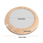 USB Wood Grain Cup Warmer Heat Beverage Mug Mat Coffee Heater Pad Bright Wood Grain