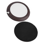 USB Cup Warmer Heat Beverage Mug Mat Office Tea Coffee Heater Pad Dark Wood Grain