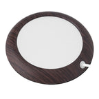 USB Cup Warmer Heat Beverage Mug Mat Office Tea Coffee Heater Pad Dark Wood Grain