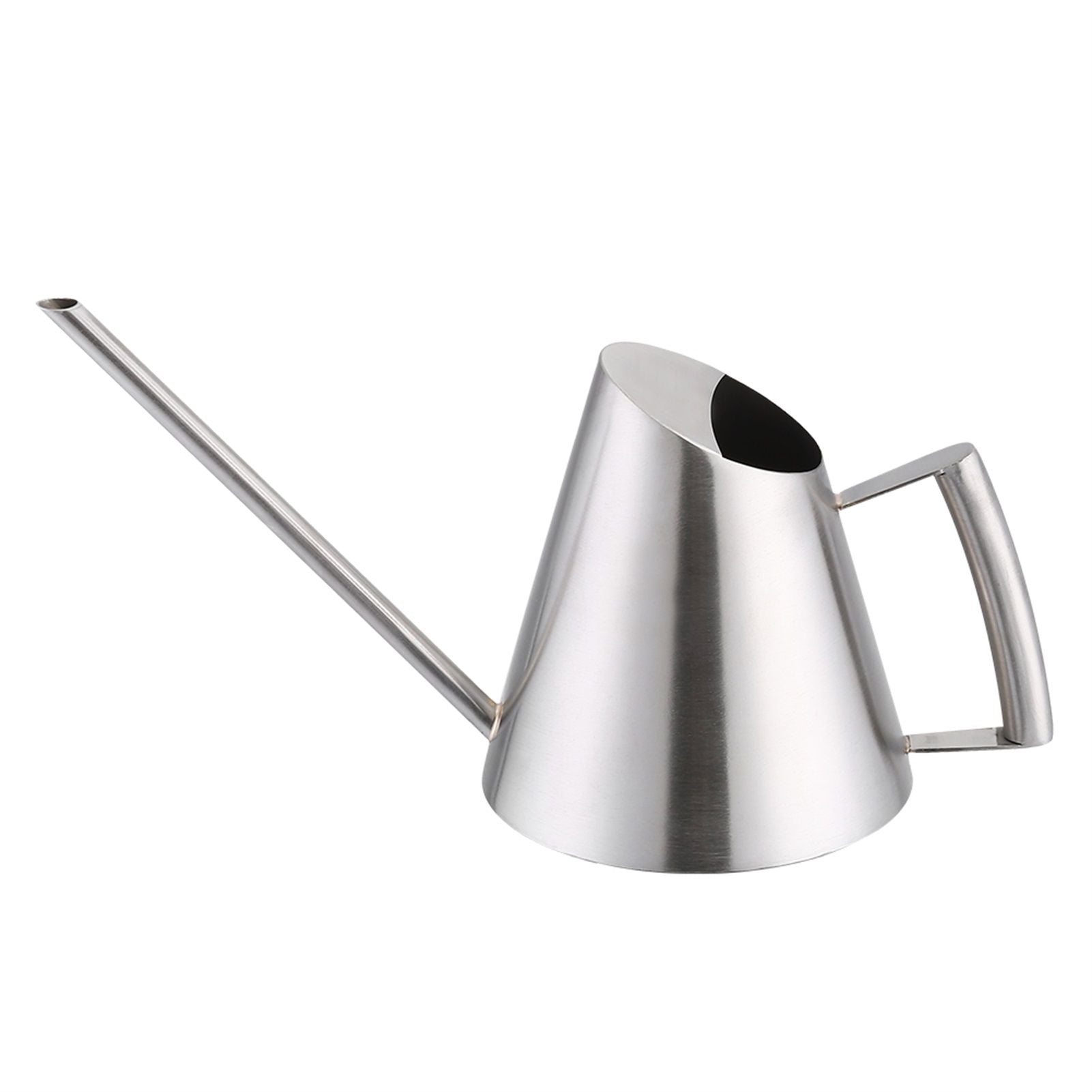 400ml Mini Stainless Steel Watering Can Brushed Garden Planting Indoor Outdoor
