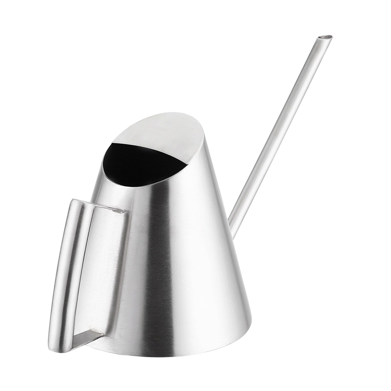 400ml Mini Stainless Steel Watering Can Brushed Garden Planting Indoor Outdoor