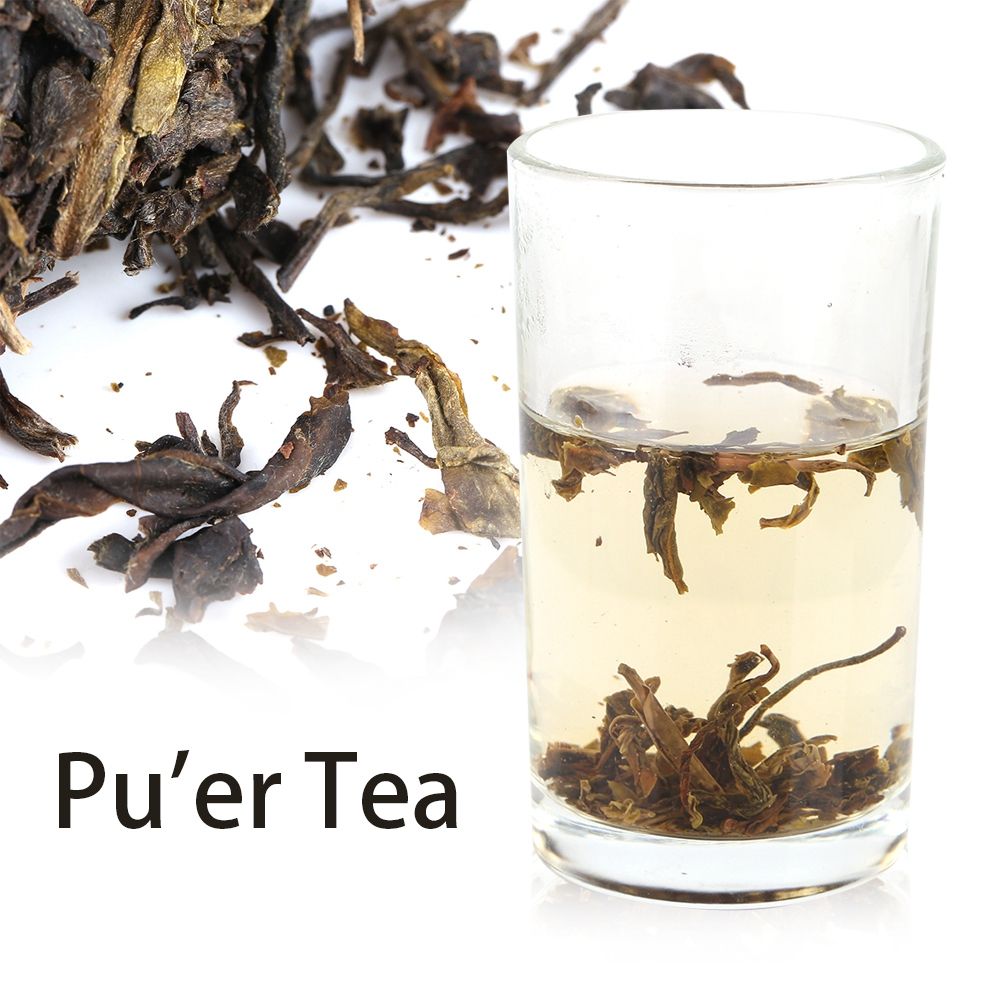 Chinese Yunnan Raw Cake Pu er Tea Healthy Pu'erh for Family Friends 100g