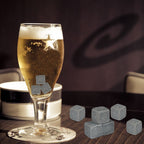 Pack of 9pcs Whisky Chilling Stone Ice cubes Drinks Wine Beer Cooler Barware Cubes Gift Set