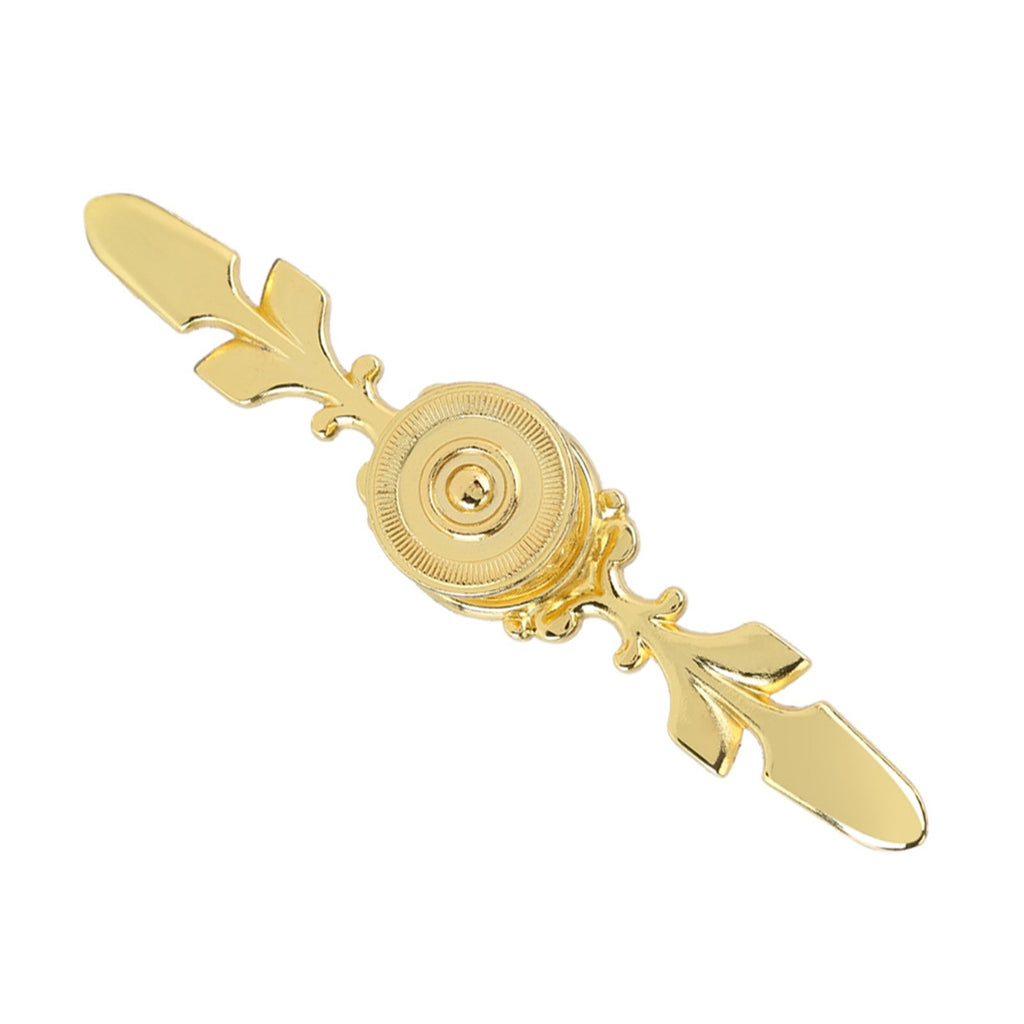 European Furniture Handle Drawer Cabinet Desk Door Knob Pull Home Decor Golden