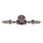 European Furniture Handle Drawer Cabinet Desk Door Knob Pull Home Decor Red Bronze