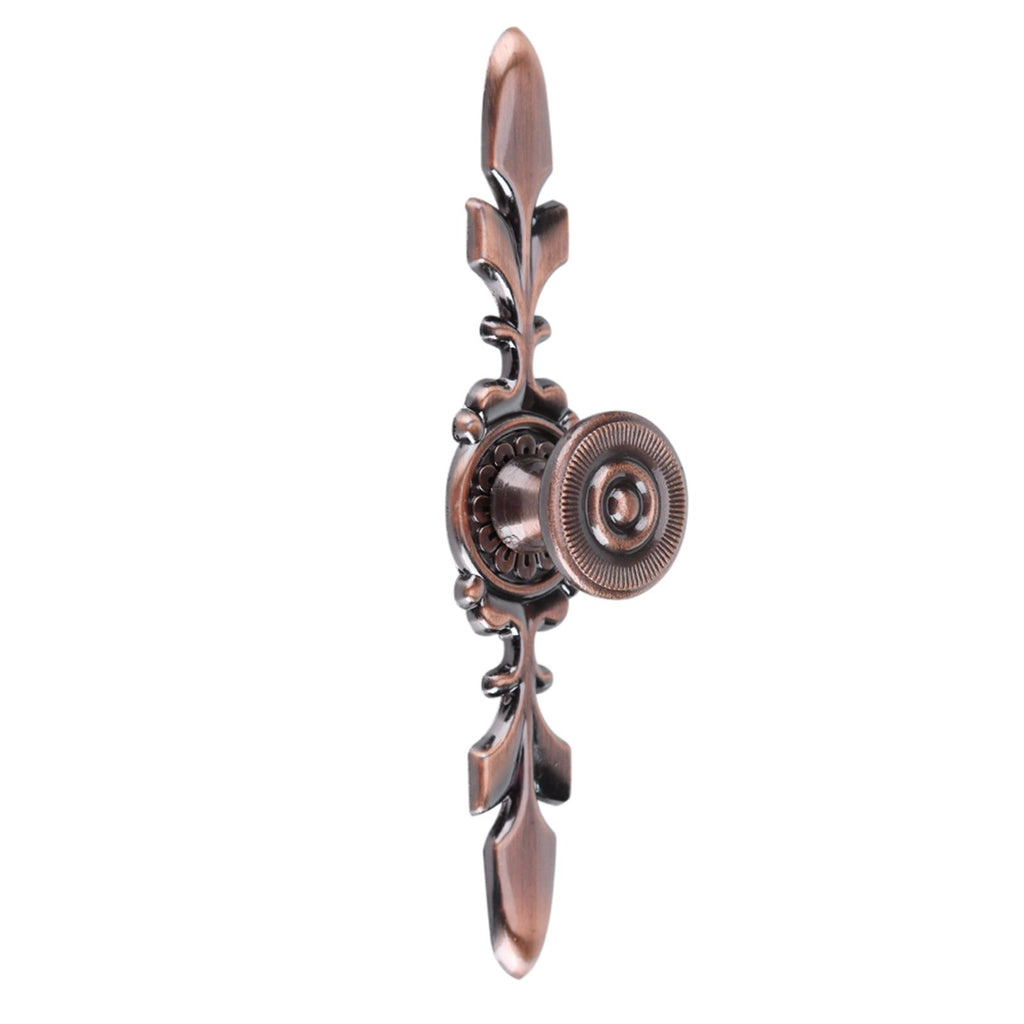 European Furniture Handle Drawer Cabinet Desk Door Knob Pull Home Decor Red Bronze