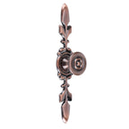 European Furniture Handle Drawer Cabinet Desk Door Knob Pull Home Decor Red Bronze