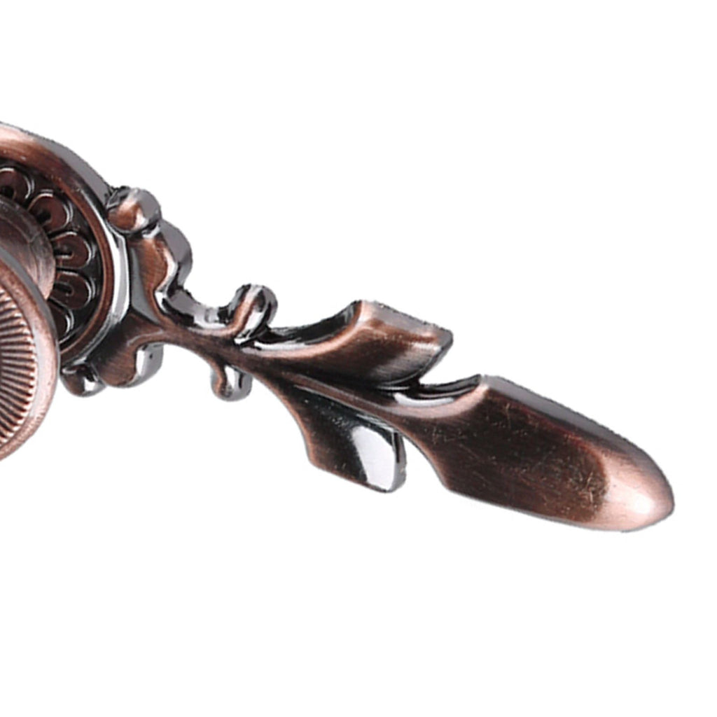 European Furniture Handle Drawer Cabinet Desk Door Knob Pull Home Decor Red Bronze