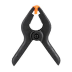 10pcs 3inch A Type Black Multifunctional Plastic Spring Clamp Clip DIY Woodworking Tool