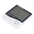 Digital LCD Indoor Thermometer Hygrometer Temperature Humidity Meter with Alarm Clock