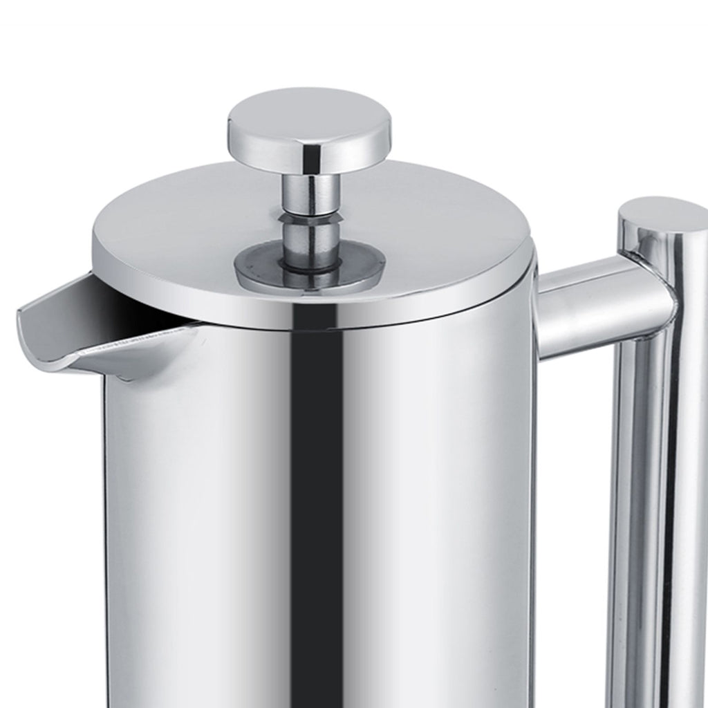 350ML Double Wall Stainless Steel Coffee Maker French Press Tea Pot with Filter