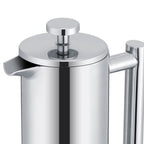 350ML Double Wall Stainless Steel Coffee Maker French Press Tea Pot with Filter