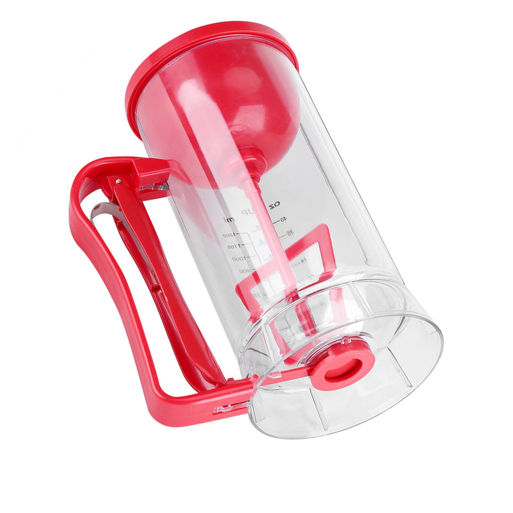 Cordless Electric Battery Powered Mixer Dispenser Pancake Cupcake Waffle Batter Maker Machine