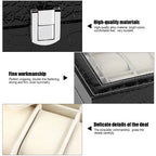 12 Soft Pillow Watch Box Jewelry Display Storage Organizer Box Case Black