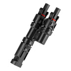 1Pair Solar Panel Y Branch PV Connectors Male Female Adapter Cable