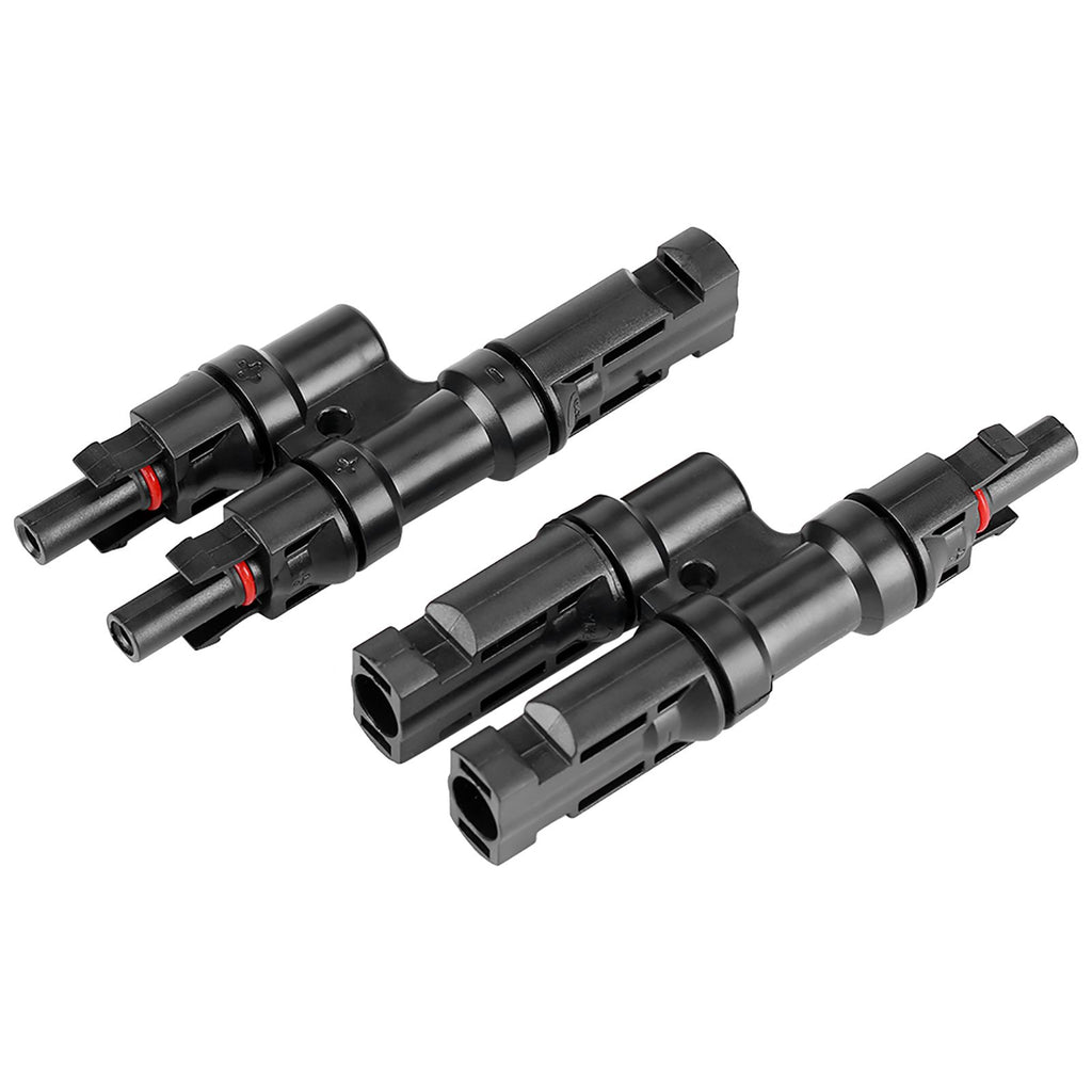 1Pair Solar Panel Y Branch PV Connectors Male Female Adapter Cable