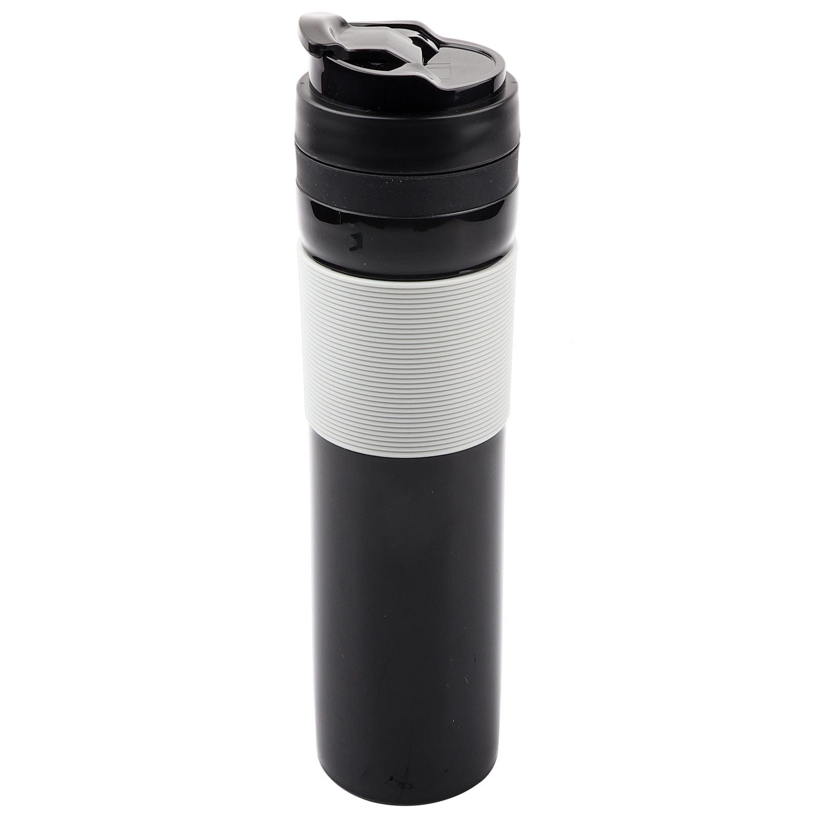 350ml Portable Coffee Press Bottle Tea Coffee Maker Drinking Water Cup for Travelling Black