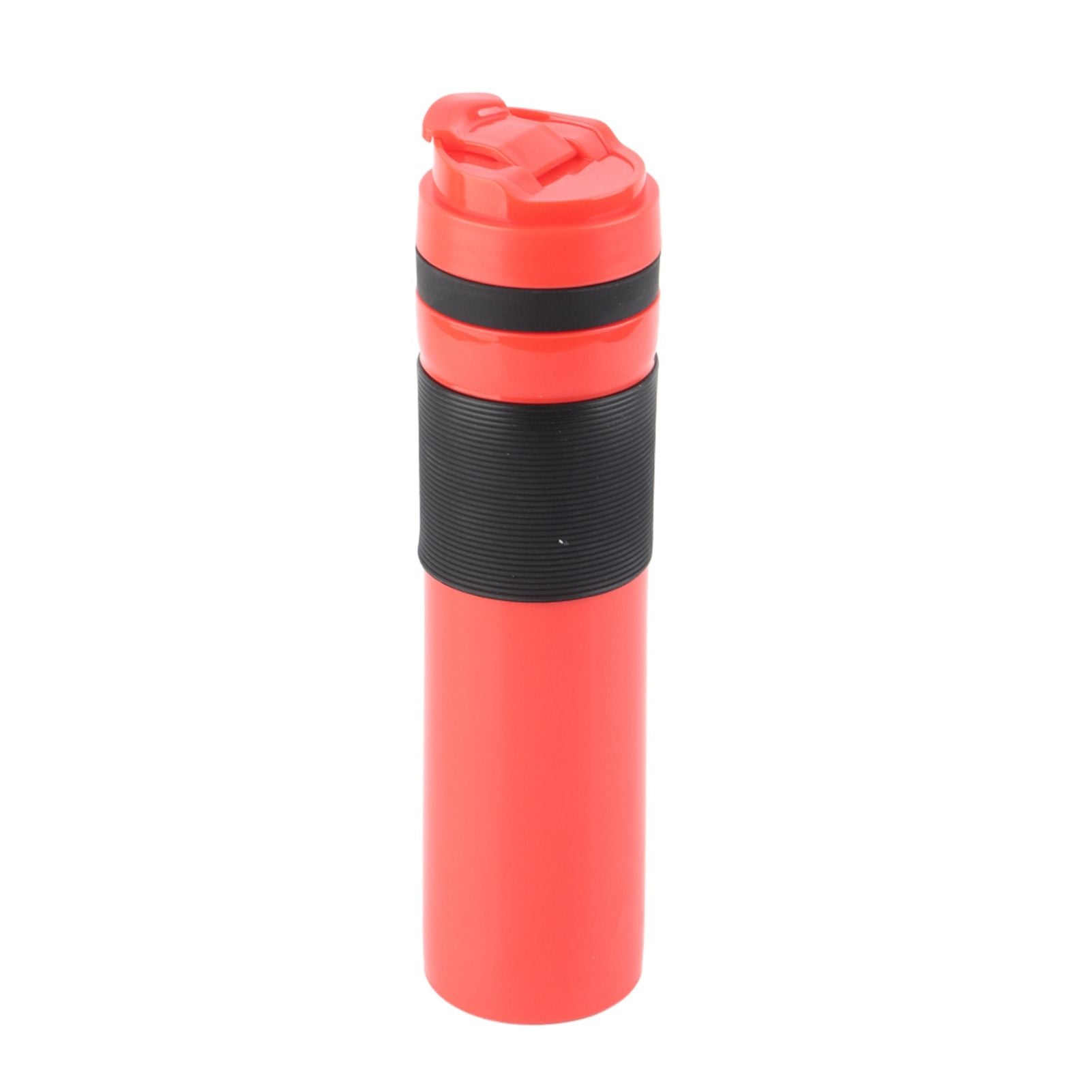 350ml Portable Coffee Press Bottle Tea Coffee Maker Drinking Water Cup for Travelling Red