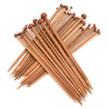 36 PCS Knitting Needles, Single Point Carbonized Knitting Needles Point Protectors DIY Handmade