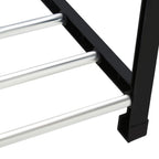 Plastic Aluminum Metal Standing Shoe Rack DIY Shoes Storage Shelf Home Organizer 4 Tiers