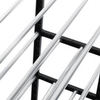 Plastic Aluminum Metal Standing Shoe Rack DIY Shoes Storage Shelf Home Organizer 4 Tiers