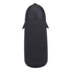 300ML Portable Cute Penguin Glass Water Bottle Double Layer Mug Travel Cup Black