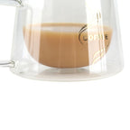Double Wall Insulated Glass Cup Heat Resistant Mug Glassware for Coffee Tea Milk