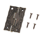 10Pcs 0°-270° Antique Bronze Cabinet Jewelry Box Hinges Door Furniture Wood Case