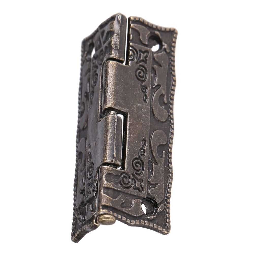 10Pcs 0°-270° Antique Bronze Cabinet Jewelry Box Hinges Door Furniture Wood Case