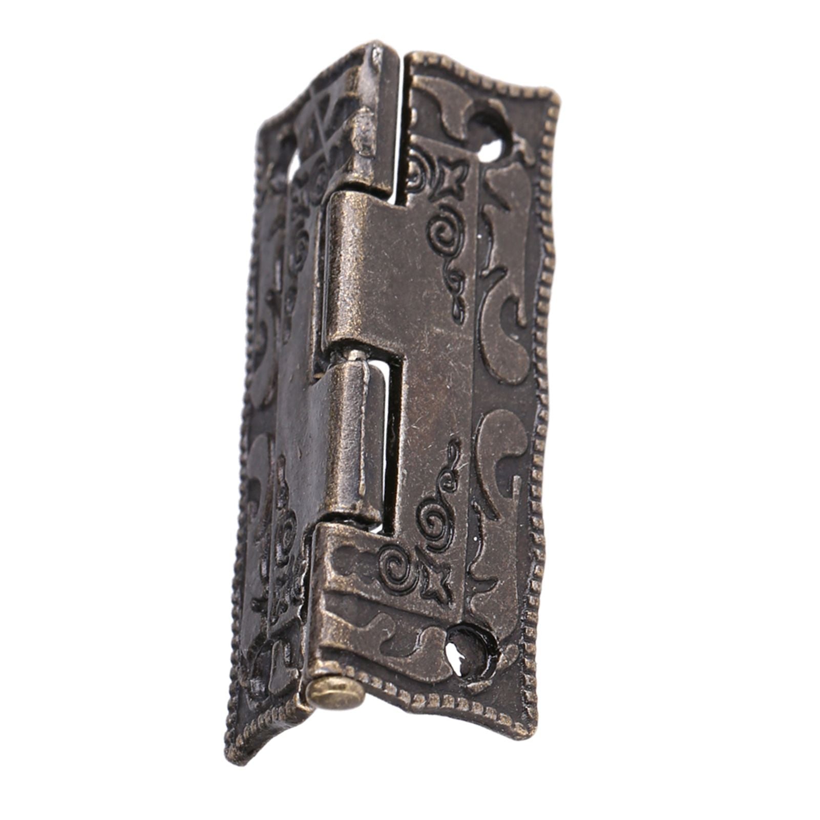 10Pcs 0°-270° Antique Bronze Cabinet Jewelry Box Hinges Door Furniture Wood Case