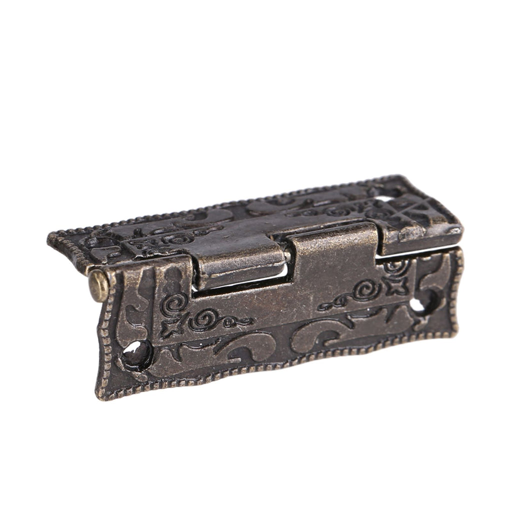 10Pcs 0°-270° Antique Bronze Cabinet Jewelry Box Hinges Door Furniture Wood Case