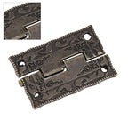 10Pcs 0°-270° Antique Bronze Cabinet Jewelry Box Hinges Door Furniture Wood Case
