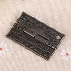 10Pcs 0°-270° Antique Bronze Cabinet Jewelry Box Hinges Door Furniture Wood Case