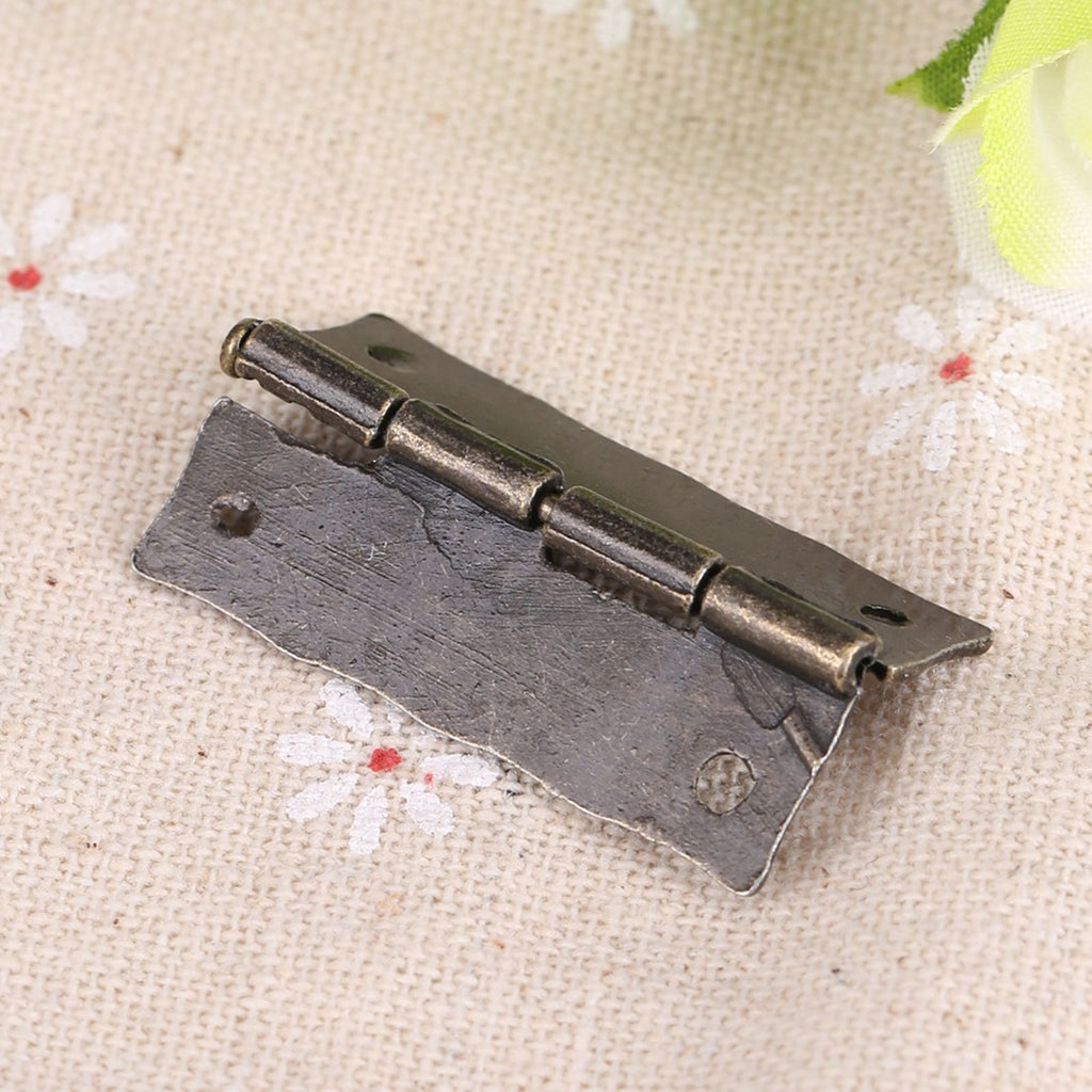 10Pcs 0°-270° Antique Bronze Cabinet Jewelry Box Hinges Door Furniture Wood Case