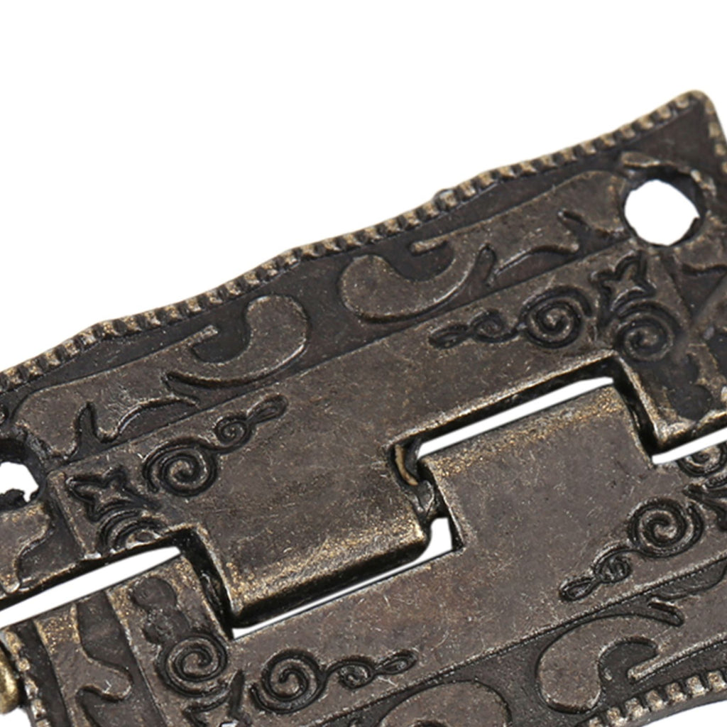10Pcs 0°-270° Antique Bronze Cabinet Jewelry Box Hinges Door Furniture Wood Case