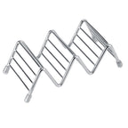 Wave Shape Stainless Steel Mexican Taco Holder Display Stand Shell Rack 2-3 Slot