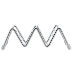 Wave Shape Stainless Steel Mexican Taco Holder Display Stand Shell Rack 2-3 Slot