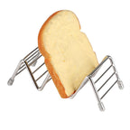 Wave Shape Stainless Steel Mexican Taco Holder Display Stand Shell Rack 2-3 Slot