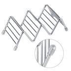 Wave Shape Stainless Steel Mexican Taco Holder Display Stand Shell Rack 2-3 Slot